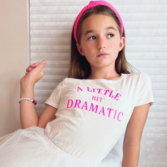 A LITTLE BIT DRAMATIC Kids & Teens Short Sleeve T-Shirt