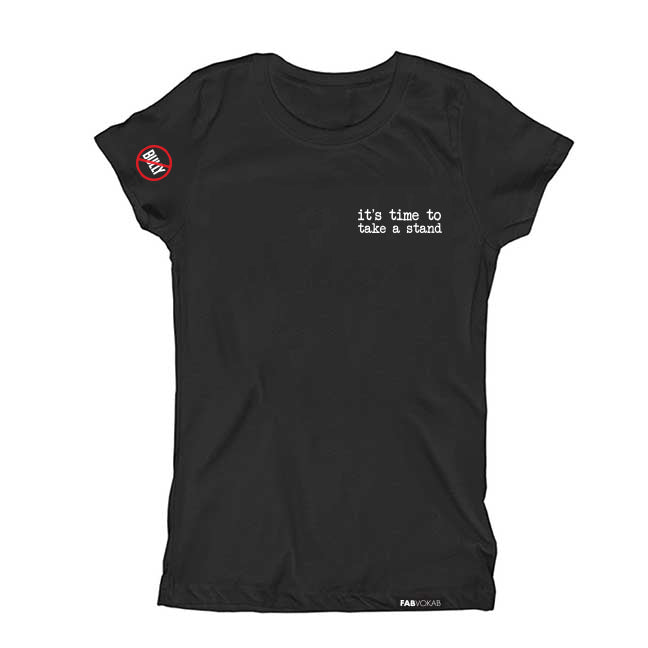 IT'S TIME TO TAKE A STAND  #stopbullying Short Sleeve Kids T-shirt