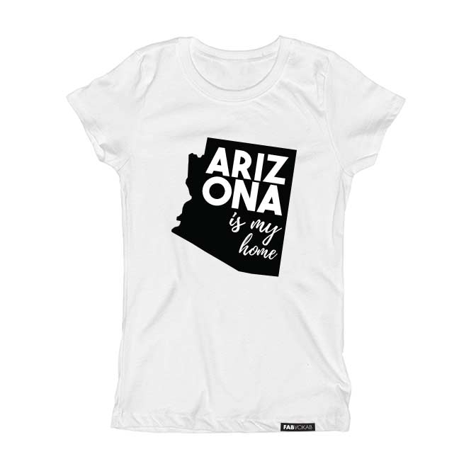 ARIZONA IS MY HOME Kids, Girls, Boys, Unisex, Teen  Short Sleeve T-shirt