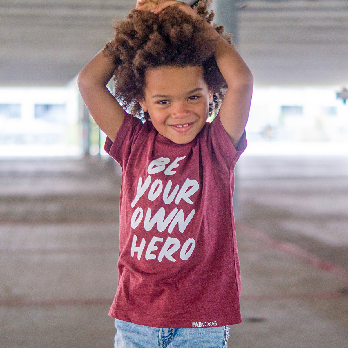 BE YOUR OWN HERO Short Sleeve Kids T-shirt