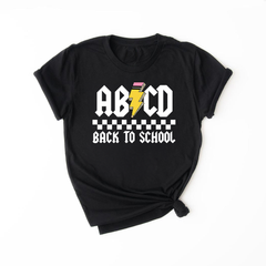 ABCD Back to School T-Shirt for Kids, Girls, Boys, and Teens