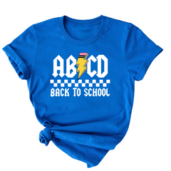 ABCD Back to School T-Shirt for Kids, Girls, Boys, and Teens