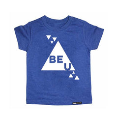 BE U Blue Short Sleeve T-shirt