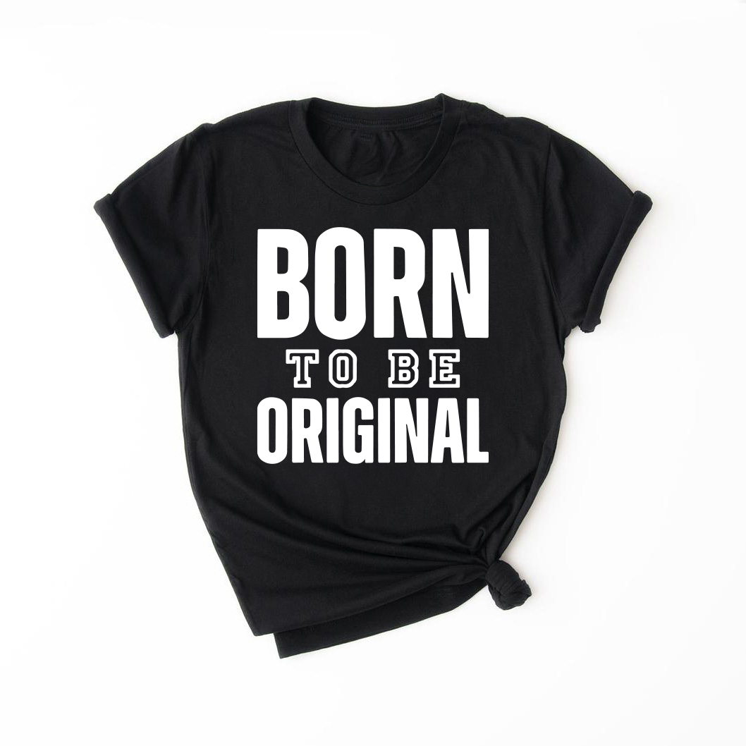 "Born to Be Original" Kids Short Sleeve T-Shirt, FABVOKAB.COM