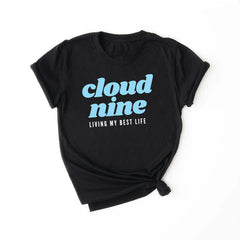 CLOUD NINE, LIVING MY BEST LIFE Kids, Teen Short Sleeve T-shirt