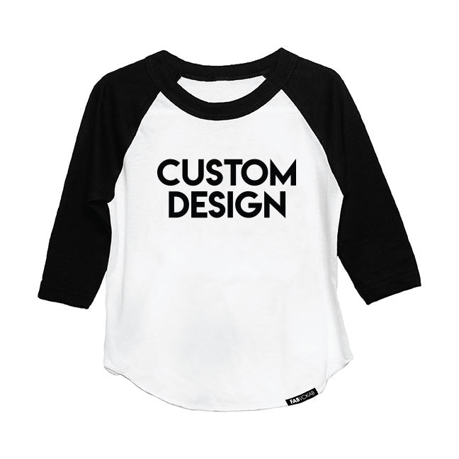 CUSTOM DESIGN KIDS RAGLAN