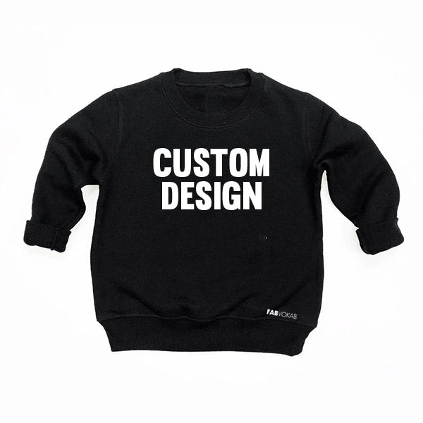 Custom Unisex Sweatshirt for Kids, Boys, Girls & Teens