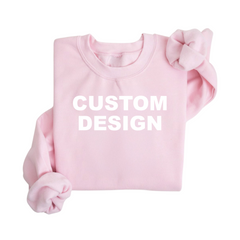 Custom Design Kids, Teens Pink Sweatshirt