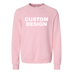 Custom Design Adult Pink Sweatshirt