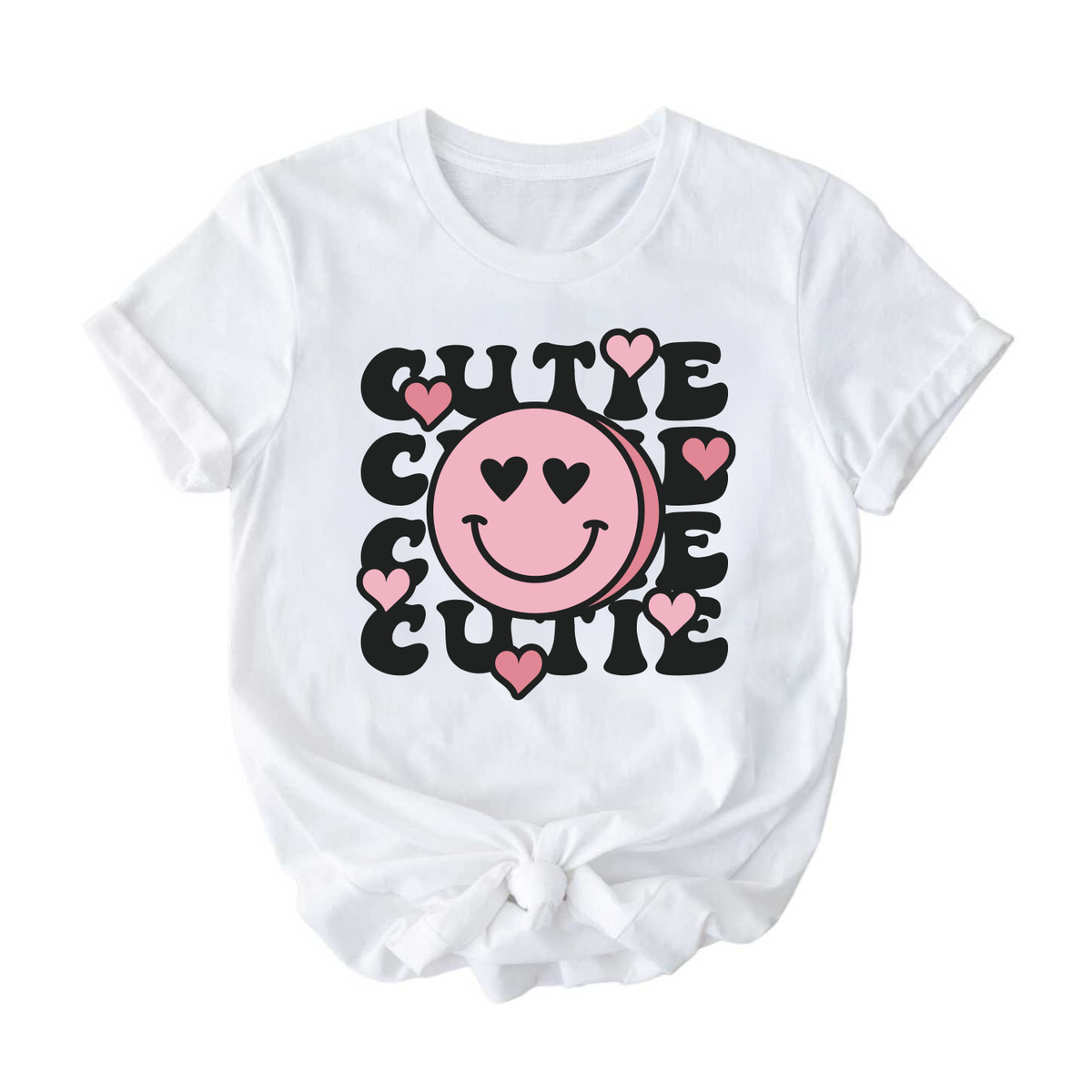 Cutie T-Shirt for Kids, Girls, and Teens - Adorable Short Sleeve Tee