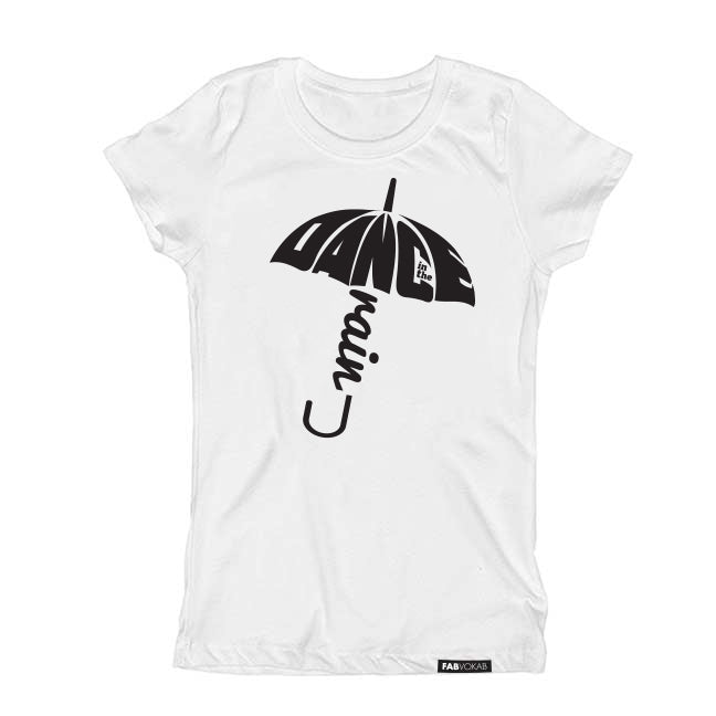 Dance in the rain Kids Short Sleeve graphic T-shirt