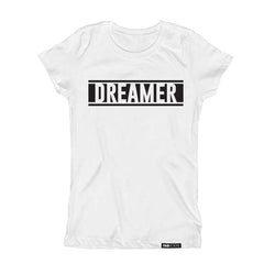 DREAMER Girls, Boys Kids, Teens Short Sleeve T-shirt