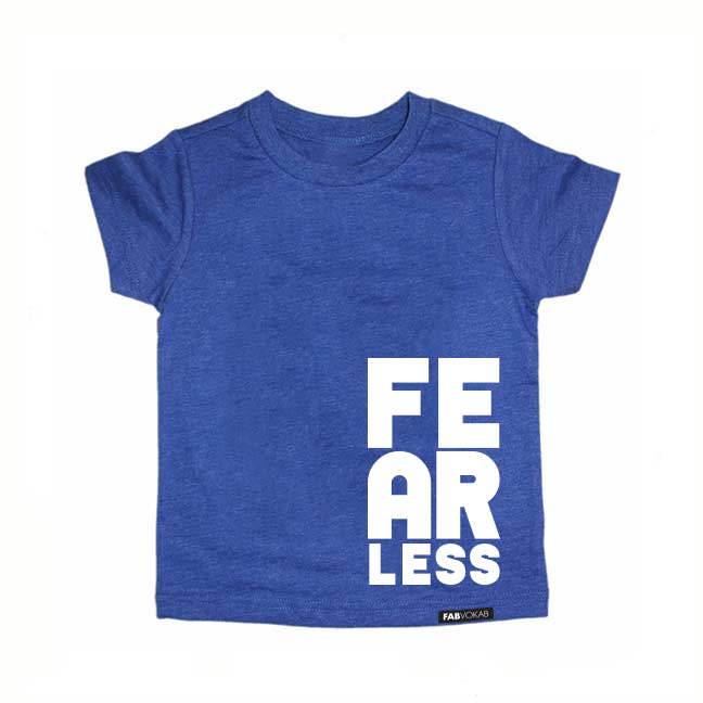 FEARLESS Blue Short Sleve T-shirt