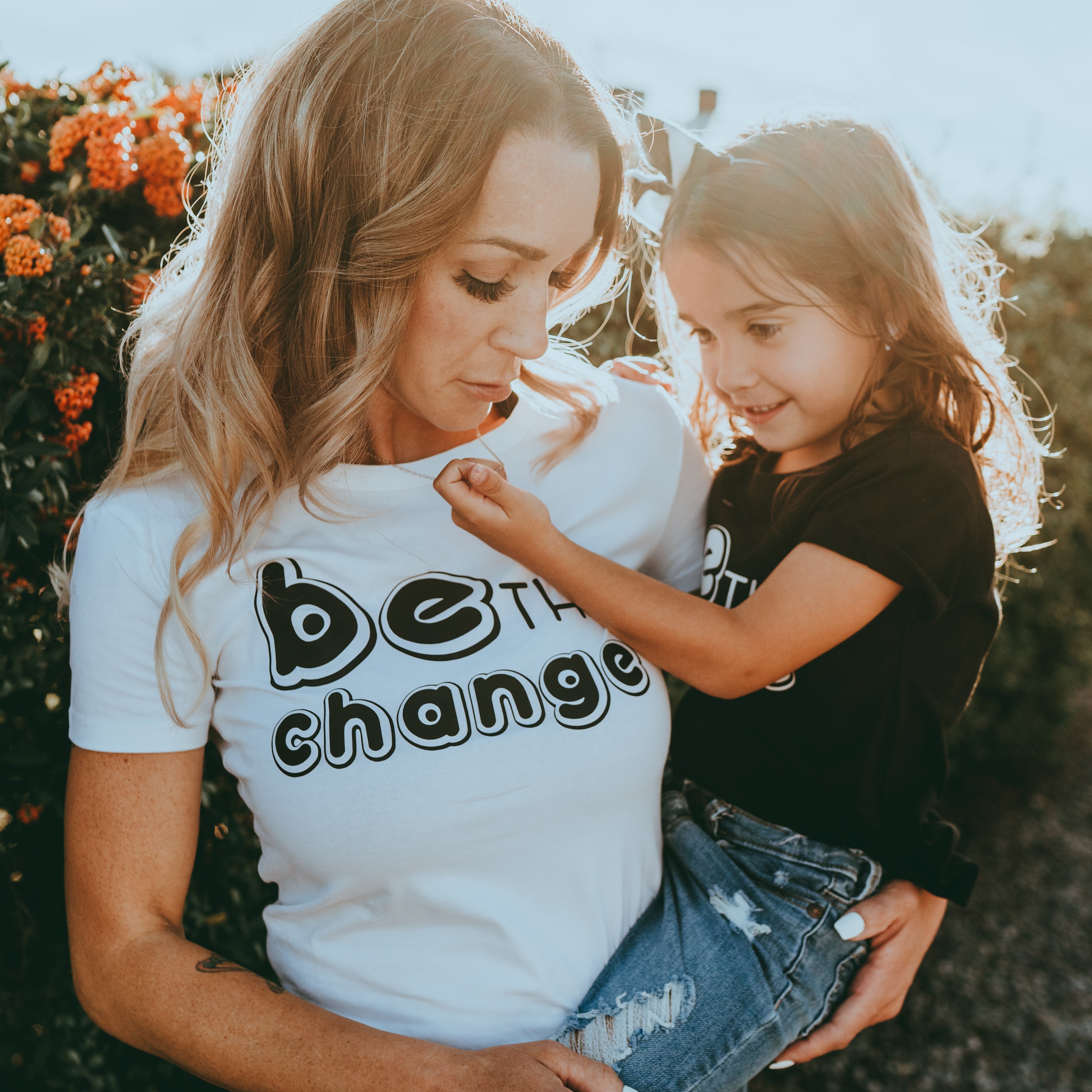 BE THE CHANGE Kids, Girls, Boys, Teens Short Sleeve t-shirt