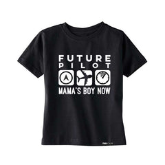 FUTURE PILOT MAMA'S BOY NOW Short Sleeve T-shirt