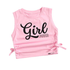 GIRL POWER, Girls Crop Top