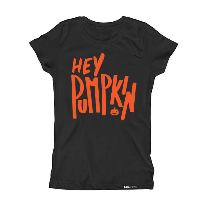 Hey Pumpkin Halloween Kids, Girls, Boys, Teens T-Shirt