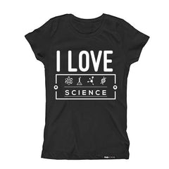 I LOVE SCIENCE Kids, Girls, Boys, Teen Short Sleeve T-shirt