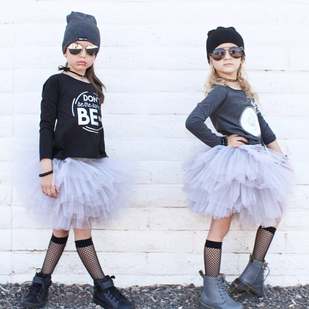 Girls' Gray Tutu Skirt