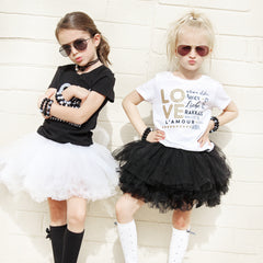 Girls White Tutu Skirt