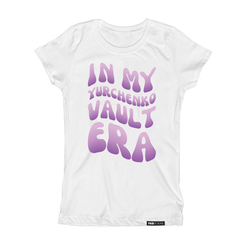 "In My Yurchenko Vault Era" Kids Girls Gymnast Short Sleeve T-Shirt