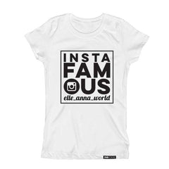 INSTA FAMOUS Custom Short Sleeve T-shirt FABVOKAB