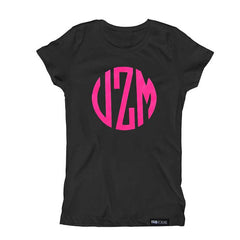 INITIALS VIBRANT PINK CUSTOM Short Sleeve T-shirt