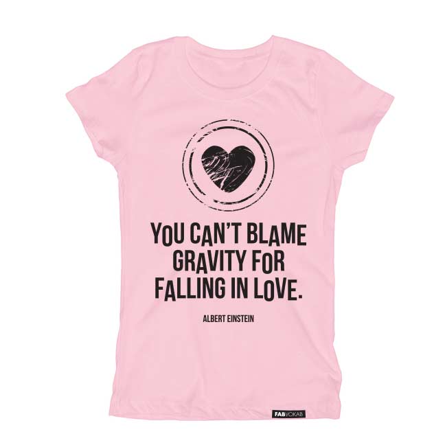 GIRLS LOVE AND GRAVITY Pink Short Sleeve T-shirt