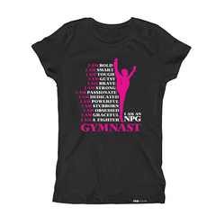 CUSTOM NPG GYMNAST girls t-shirt SPECIAL