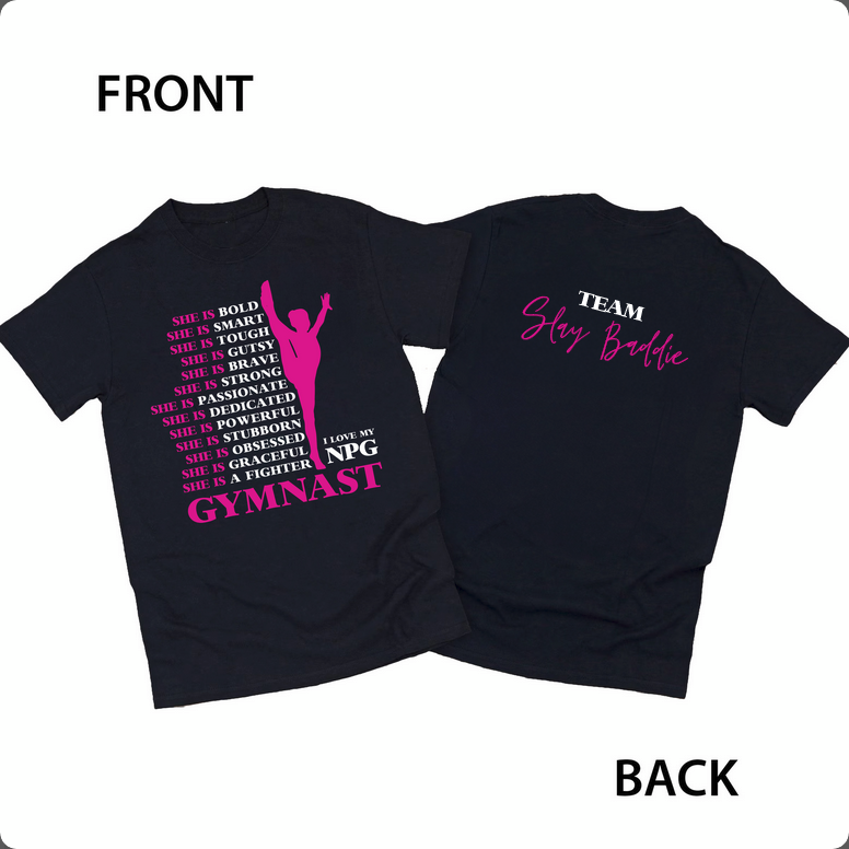 I LOVE MY NPG GYMNAST - PARENT TSHIRT SPECIAL