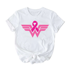 Breast Cancer Superhero Awareness T-shirt