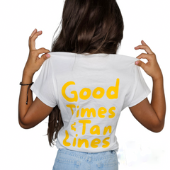 Good Times and Tan Lines - Kids Summer T-shirt