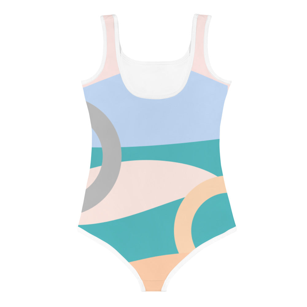 Dreamy Pastels Kids Little Girls Swimsuit