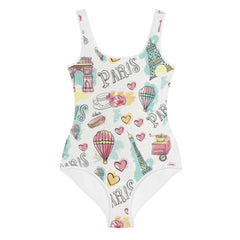 I love Paris Kids Teen Big Girls Swimsuit FABVOKAB