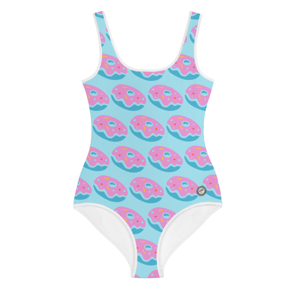 Donuts Kids Big Girls Teen Swimsuit FABVOKAB