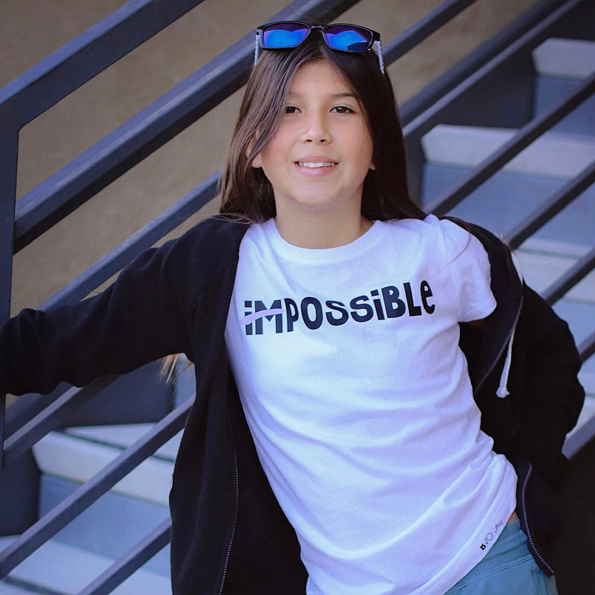 IMPOSSIBLE-POSSIBLE KIDS TEEN UNISEX GIRLS BOYS T-SHIRT