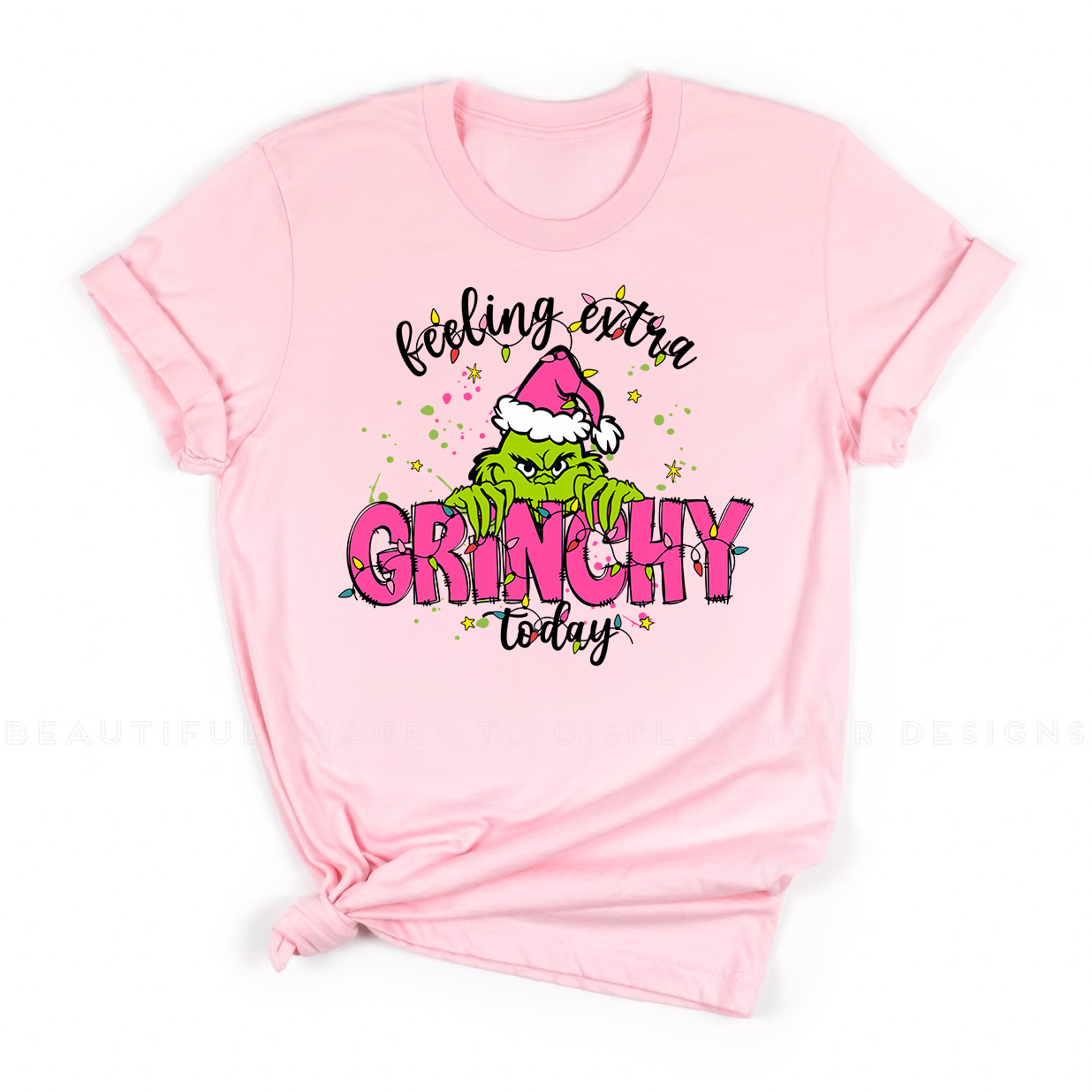 Feeling Extra Grinchy Today T-shirt - Kids, Teens & Adults