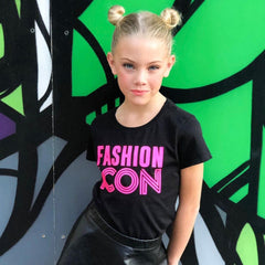 FASHION ICON NEON GREEN OR PINK Short Sleeve T-shirt FABVOKAB