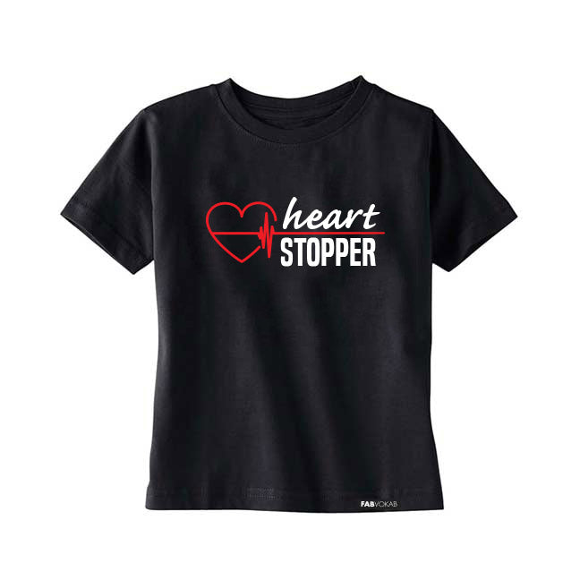 Heart Stopper Kids, Girls, Boys Short Sleeve T-shirt